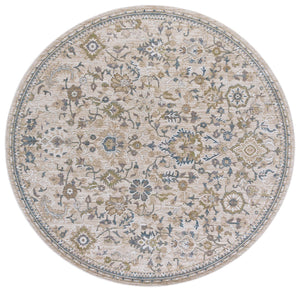 Safavieh Finley Runner Rug - Elegant Power Loomed Design In Warm Tones For Hallways And Narrow Spaces Beige ,Blue Polyester Fin322b-7r