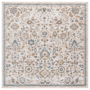 Safavieh Finley Runner Rug - Elegant Power Loomed Design In Warm Tones For Hallways And Narrow Spaces Beige ,Blue Polyester Fin322b-7sq