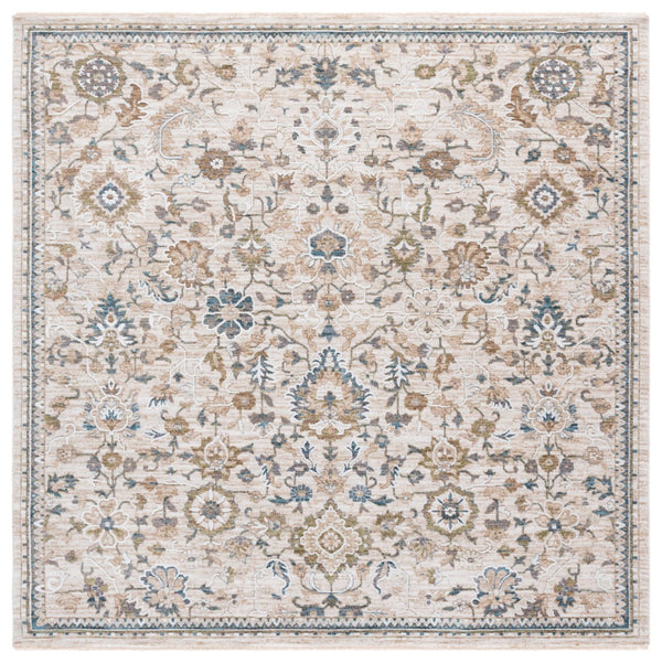Safavieh Finley Elegant Hallway Runner Rug - Durable Polyester, Traditional Design, Perfect For Any Space Beige ,Blue Polyester Fin322b-210