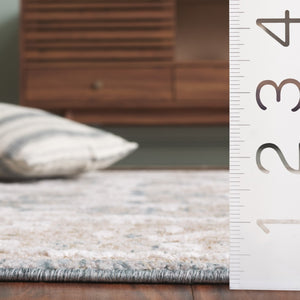 Safavieh Finley Elegant Traditional Runner Rug In Durable Polyester, Perfect For Hallways And Narrow Spaces Blue ,Beige Polyester Fin324m-4