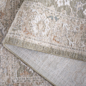 Safavieh Finley Area Rug - Elegant Runner In Calming Green And Beige For Hallways And Narrow Spaces Green ,Beige Polyester Fin326y-5