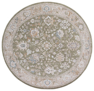 Safavieh Finley Area Rug - Elegant Runner In Calming Green And Beige For Hallways And Narrow Spaces Green ,Beige Polyester Fin326y-7r