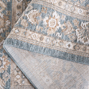 Safavieh Finley Stunning Power Loomed Rug In Elegant Traditional Style For Timeless Home Décor Appeal Blue ,Beige Polyester Fin328m-4