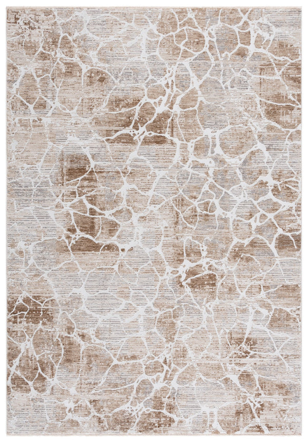 Safavieh Finley Modern Area Rug - Elegant Runner For Hallways & Living Rooms, Soft Polyester, Turkish Craftsmanship Beige ,Ivory Polyester Finm330b-5