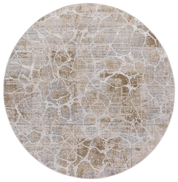 Safavieh Finley Modern Area Rug - Elegant Runner For Hallways & Living Rooms, Soft Polyester, Turkish Craftsmanship Beige ,Ivory Polyester Finm330b-7r