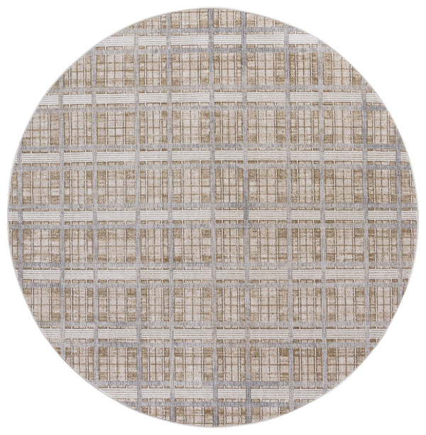 Safavieh Finley Modern Area Rug - Elegant Neutral Design For Hallways And Entryways, Crafted In Turkey Beige ,Grey Polyester Finm334b-7r
