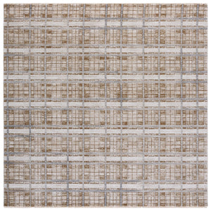 Safavieh Finley Modern Area Rug - Elegant Neutral Design For Hallways And Entryways, Crafted In Turkey Beige ,Grey Polyester Finm334b-7sq