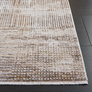 Safavieh Finley Modern Runner Rug - Elegant Polyester Design For Hallways, Entryways & Minimalist Decor Ivory ,Beige Polyester Finm336a-5