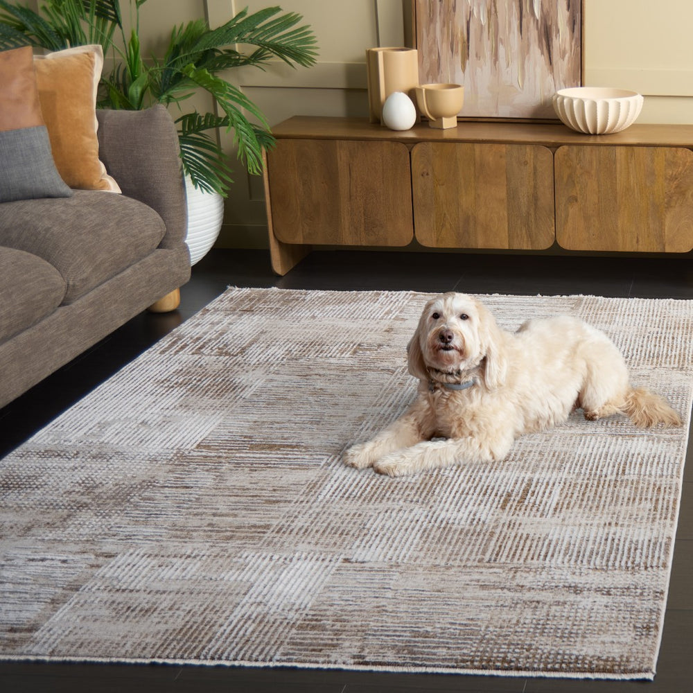 Safavieh Finley Modern Runner Rug - Elegant Power Loomed Polyester From Turkey For Stylish Home Decor Ivory ,Beige Polyester Finm336a-210