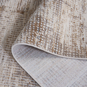 Safavieh Finley Modern Runner Rug - Elegant Polyester Design For Hallways, Entryways & Minimalist Decor Ivory ,Beige Polyester Finm336a-5