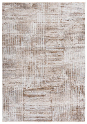 Safavieh Finley Modern Runner Rug - Elegant Polyester Design For Hallways, Entryways & Minimalist Decor Ivory ,Beige Polyester Finm336a-5