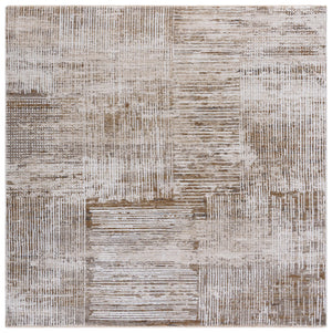 Safavieh Finley Modern Runner Rug - Elegant Polyester Design For Hallways, Entryways & Minimalist Decor Ivory ,Beige Polyester Finm336a-7sq