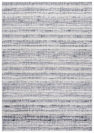 Safavieh Flint Low-Profile Blue & Gray Area Rug 5'3"X7'6" — Power-Loomed Turkey, Stain-Resistant, Modern Elegance FIT400M-5