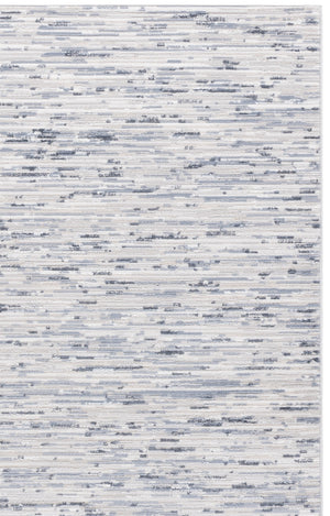 Safavieh Flint Low-Profile Area Rug 5'3" X 7'6" Blue-Grey Seamless Modern Pattern, Power-Loomed Durable Comfort FIT406M-5