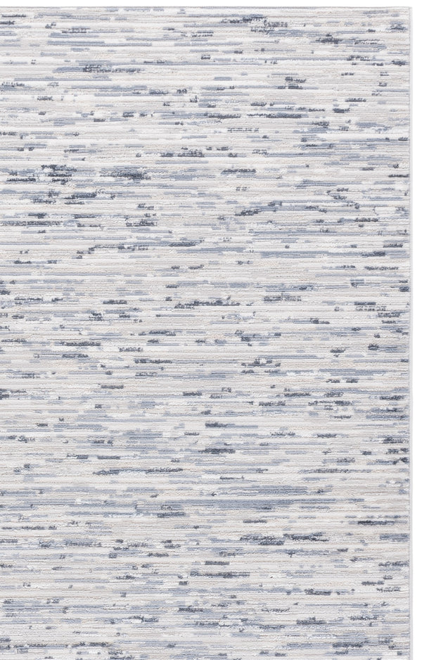 Safavieh Flint Low-Profile Area Rug 5'3" X 7'6" Blue-Grey Seamless Modern Pattern, Power-Loomed Durable Comfort FIT406M-5