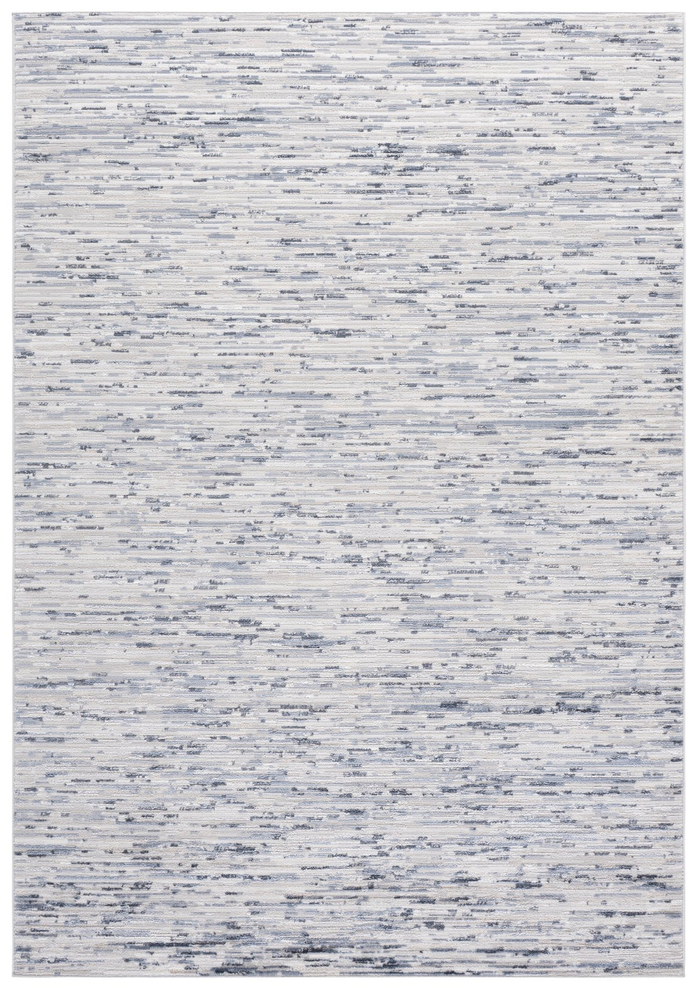 Safavieh Flint Low-Profile Area Rug 5'3" X 7'6" Blue-Grey Seamless Modern Pattern, Power-Loomed Durable Comfort FIT406M-5