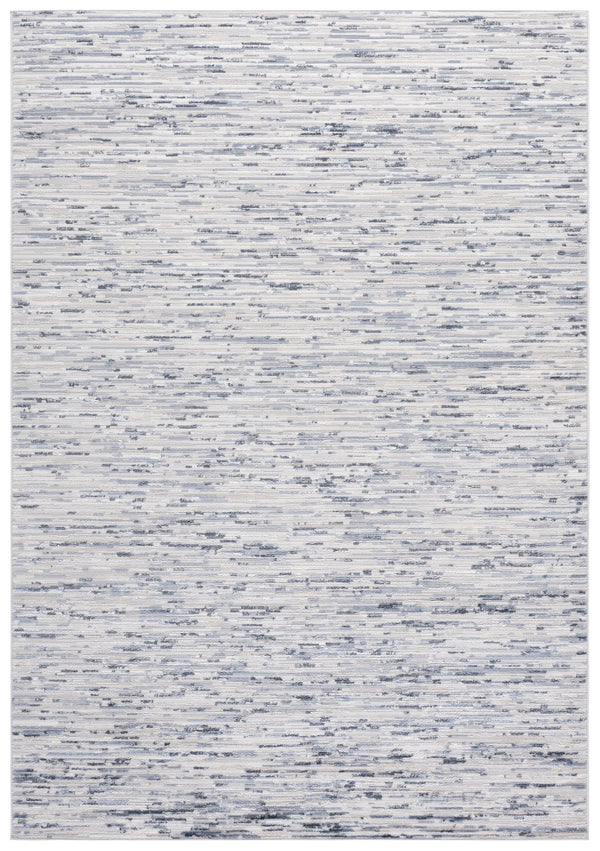 Safavieh Flint Low-Profile Area Rug 5'3" X 7'6" Blue-Grey Seamless Modern Pattern, Power-Loomed Durable Comfort FIT406M-5