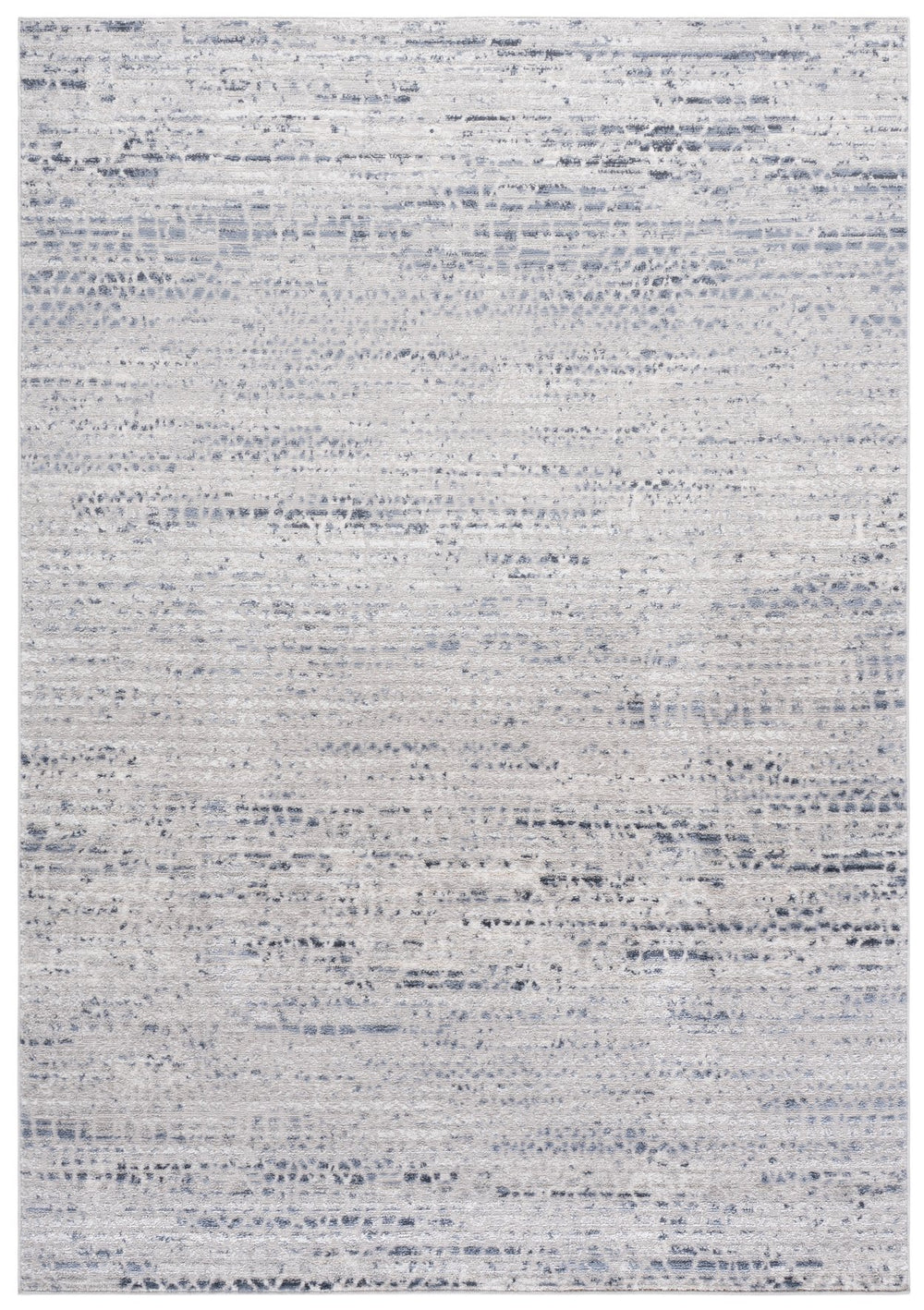 Safavieh Flint 5'3"X7'6" Grey/Blue Low-Profile Rug – Power-Loomed Turkey, 1/4" Pile, Durable Polyester Blend FIT410F-5