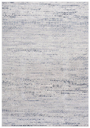 Safavieh Flint 5'3"X7'6" Grey/Blue Low-Profile Rug – Power-Loomed Turkey, 1/4" Pile, Durable Polyester Blend FIT410F-5
