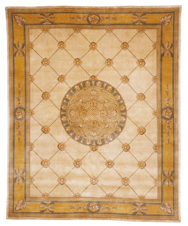 Safavieh Florence Hand Knotted Wool Pile Area Rug - Timeless Elegance With Classic Floral Design For Your Home Assorted Wool Pile Fl03a-8sq