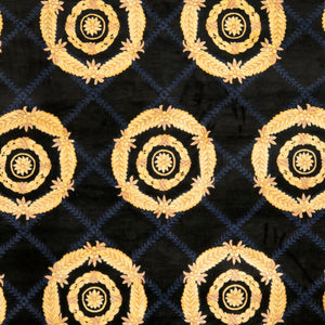 Safavieh Florence Hand-knotted Wool Area Rug - Luxurious Navy And Cream Design For Timeless Home Elegance Assorted Wool Pile Fl09a-8