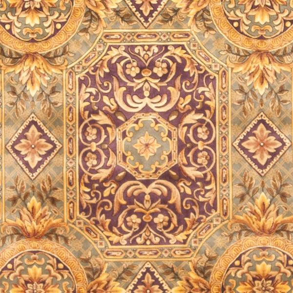 Safavieh Florence Luxurious Hand-knotted Area Rug - Elegant Floral Design In Deep Purples And Rich Golds Assorted Wool Pile Fl10a-8r
