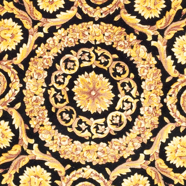 Safavieh Florence Hand-knotted Wool Area Rug - Luxurious Navy And Gold Design For Timeless Home Elegance Assorted Wool Pile Fl13a-8sq