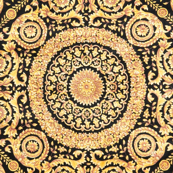 Safavieh Florence Hand-knotted Wool Area Rug - Luxurious Navy And Gold Design For Timeless Home Elegance Assorted Wool Pile Fl13a-8sq