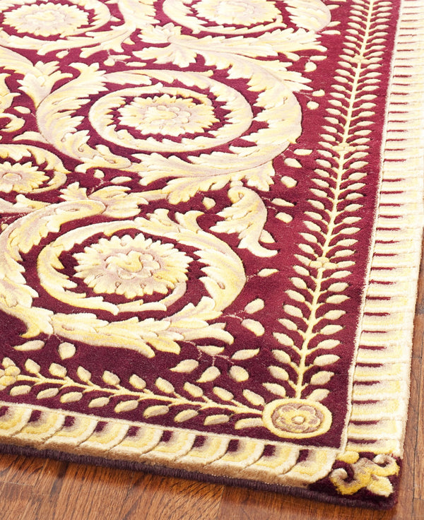 Safavieh Florence Hand-knotted Wool Rug - Luxurious Comfort With Elegant Medallion Design For Any Room Assorted Wool Pile Fl13b-8