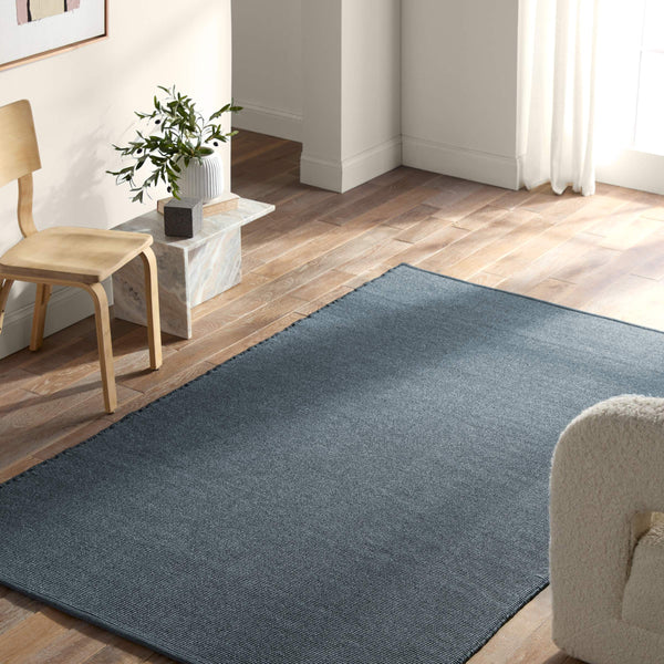 Jaipur Living Jaipur Living Texel Handwoven Polypropylene Looped Pile Rug for Patio or Entryway Navy RUG157752