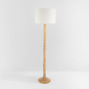Safavieh BRODIE, 60-Inch Natural Wood Floor Lamp – Elegant Design for Cozy Ambiance in Any Space FLL2002A
