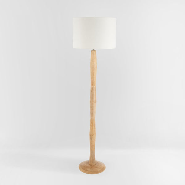 Safavieh BRODIE, 60-Inch Natural Wood Floor Lamp – Elegant Design for Cozy Ambiance in Any Space FLL2002A
