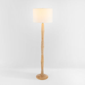 Safavieh BRODIE, 60-Inch Natural Wood Floor Lamp – Elegant Design for Cozy Ambiance in Any Space FLL2002A