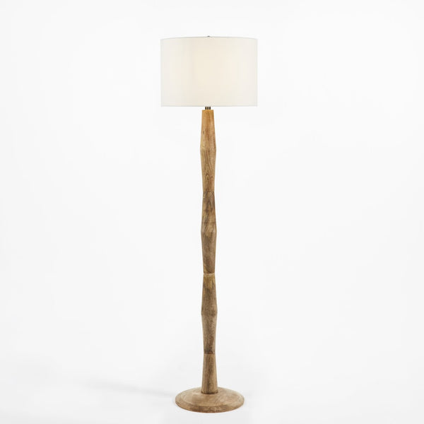 Safavieh BRODIE, 60-Inch Natural Wood Floor Lamp – Elegant Design for Cozy Ambiance in Any Space FLL2002A
