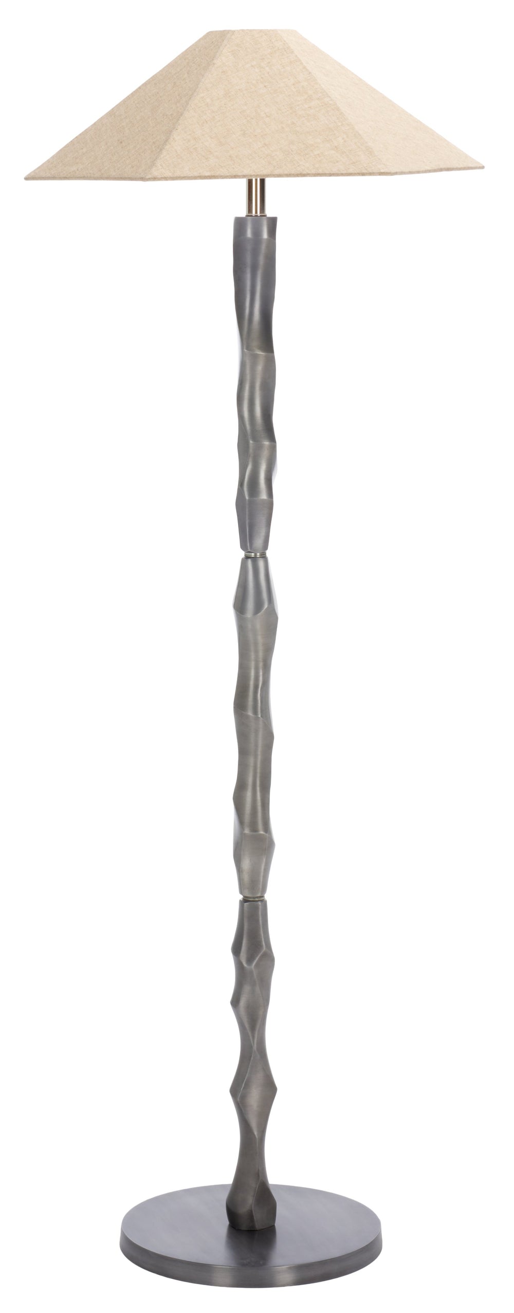 Safavieh Delphi, 59-inch Silver Metal Floor Lamp - Modern Elegance For Living Rooms, Bedrooms & Offices Silver Metal Body ,Fabric Shade Fll2003a