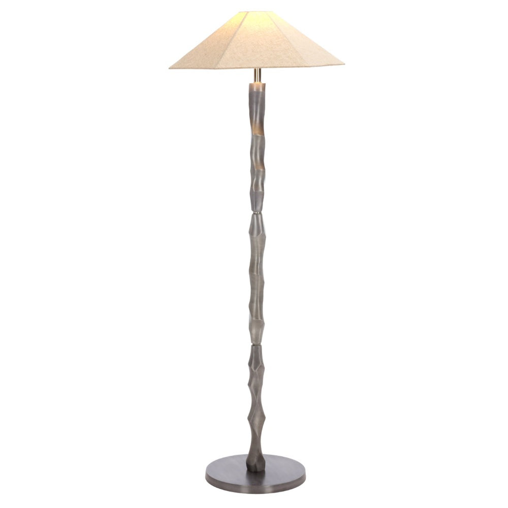 Safavieh DELPHI, 59-Inch Silver Metal Floor Lamp - Modern Design with Soft Ambient Lighting for Any Space FLL2003A