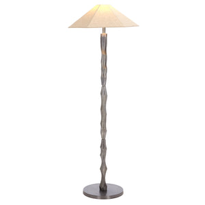 Safavieh Delphi, 59-inch Silver Metal Floor Lamp - Modern Elegance For Living Rooms, Bedrooms & Offices Silver Metal Body ,Fabric Shade Fll2003a