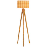 Safavieh Nalani, 62 Inch, Natural, Mango Wood/Cane/Iron Floor Lamp FLL3007A