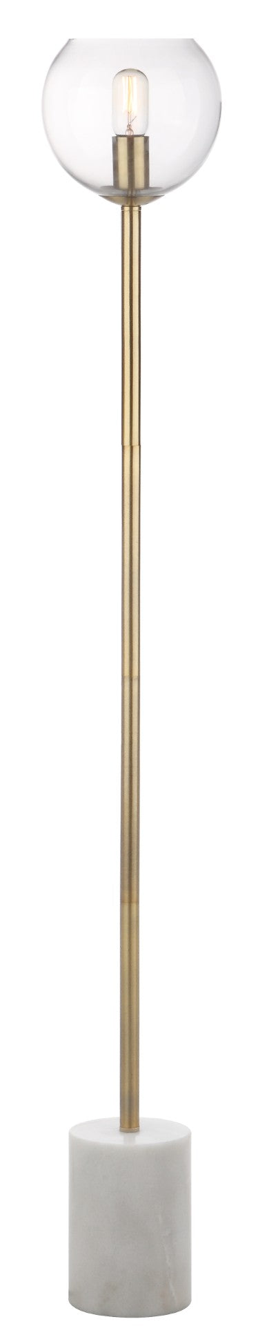 Safavieh BRADLEY, 61-Inch Gold Iron/Marble Floor Lamp - Elegant Design for Living Rooms, Studies & More! FLL4002A