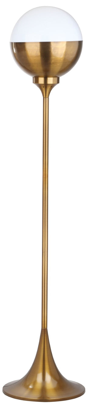 Safavieh RENATO, RENATO Floor Lamp - 63.5 Inch Brass & Iron Design for Elegant Lighting in Living Rooms & Bedrooms FLL4006A