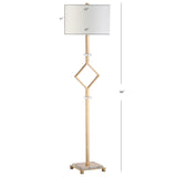 Safavieh Tonia Floor Lamp Gold Leaf FLL4013A