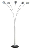 Safavieh Gerrit Arc Floor Lamp Chrome FLL4024A