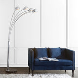 Safavieh Gerrit Arc Floor Lamp Chrome FLL4024A