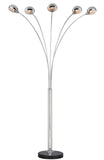 Safavieh Gerrit Arc Floor Lamp Chrome FLL4024A