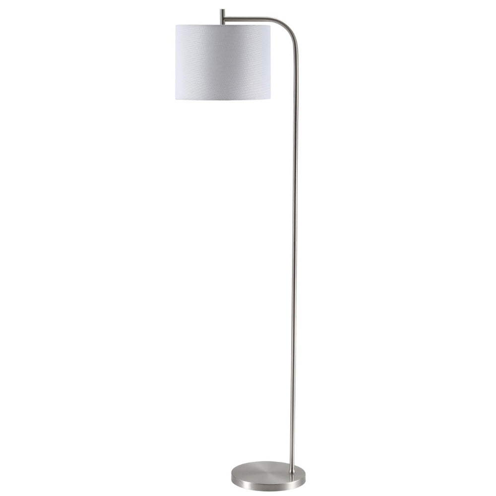 Safavieh RAFIN, 61.5-Inch Nickel Iron Floor Lamp – Modern Minimalist Design for Stylish Ambient Lighting FLL4033A