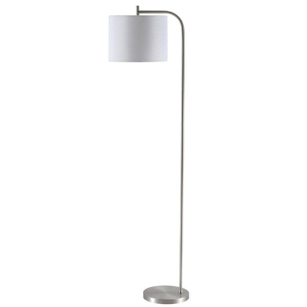 Safavieh RAFIN, 61.5-Inch Nickel Iron Floor Lamp – Modern Minimalist Design for Stylish Ambient Lighting FLL4033A