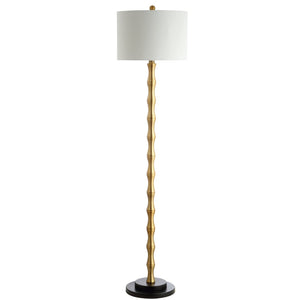 Safavieh KOLTEN, 60.5-Inch Brass & Iron Floor Lamp – Elegant Minimalist Design for Living Room & Office Decor FLL4045A