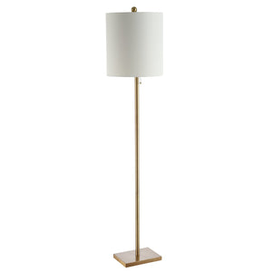 Safavieh OCTAVIUS, 61-Inch Brass and Iron Floor Lamp - Elegant Lighting for Living Rooms, Bedrooms & Offices FLL4055A