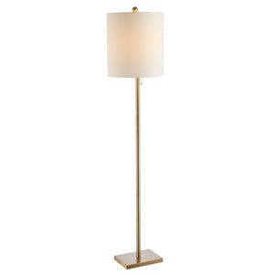 Safavieh OCTAVIUS, 61-Inch Brass and Iron Floor Lamp - Elegant Lighting for Living Rooms, Bedrooms & Offices FLL4055A