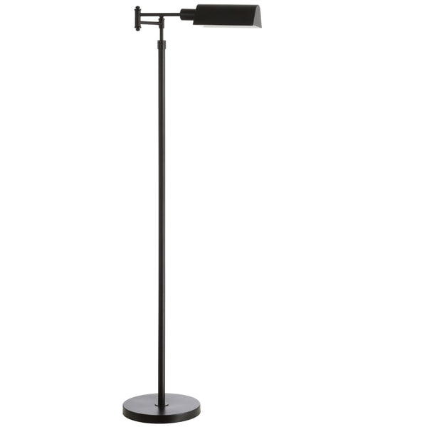 Safavieh WATSON, Adjustable 55-65 Inch Oil Rubbed Bronze Iron Floor Lamp for Elegant Ambient Lighting FLL4064A